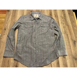 Costal Shirt, Men's Size XXL, Gray, Button Up, Long Sleeve, Pockets